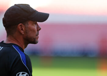 Diego Pablo 'Cholo' Simeone en un entrenamiento del Atlético de Madrid / Fuente: Atlético de Madrid