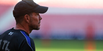 Diego Pablo 'Cholo' Simeone en un entrenamiento del Atlético de Madrid / Fuente: Atlético de Madrid