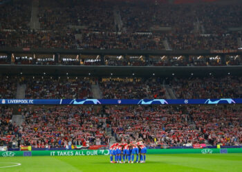El estadio Metropolitano una noche de Champions League / Fuente: Atlético de Madrid