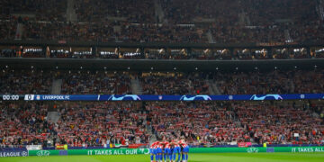 El estadio Metropolitano una noche de Champions League / Fuente: Atlético de Madrid