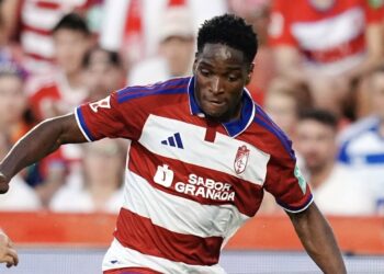 Chinaza, durante un encuentro | Foto: Granada CF