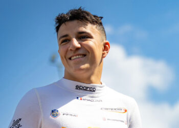 Isack Hadjar pilotando para Red Bull / Fuente: Oracle Red Bull Racing