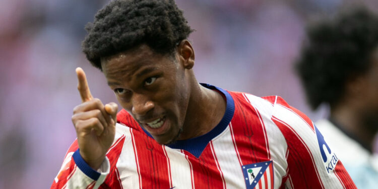 Jonathan David celebrando un gol con el Atlético de Madrid / Fuente: Atlético de Madrid