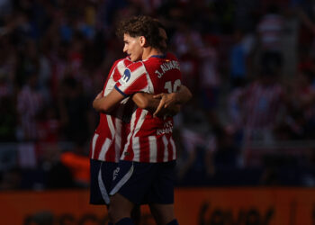 Julián Álvarez jugando con el Atlético de Madrid / Fuente: Atlético de Madrid