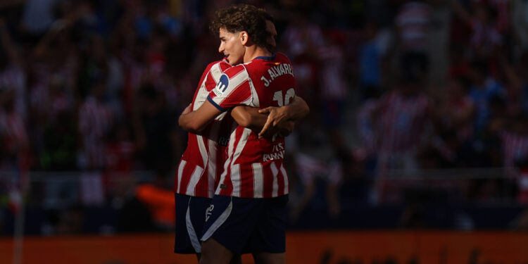 Julián Álvarez jugando con el Atlético de Madrid / Fuente: Atlético de Madrid