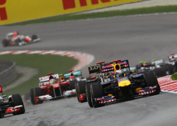 La Fórmula 1 corriendo en Sepang en 2016 / Fuente: Fórmula 1