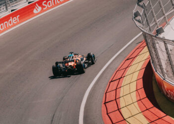 La Fórmula 1 disputando el GP de España en el MadRing / Fuente: @madring_oficial