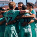 Los jugadores del FC Barcelona celebrando un gol / Fuente: @FCBarcelona_es