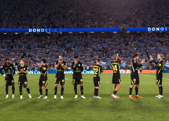 Once del Atlético de Madrid en Anoeta / Fuente: Atlético de Madrid