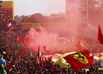 Podio del GP de Monza de Fórmula 1 del año 2023 / Fuente: Fórmula 1
