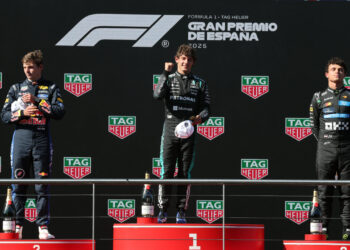 Podio del Gran Premio de España en el circuito de Madring / Fuente: Fórmula 1