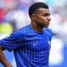 Kylian Mbappé durante un partido con la selección francesa