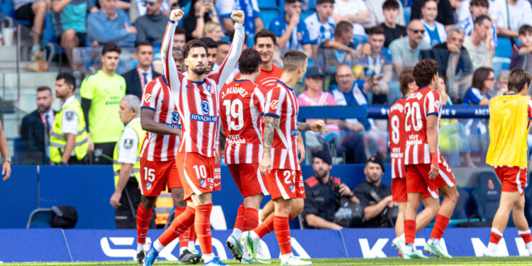 Álex Baena, del Atlético de Madrid, celebrando su gol / Fuente: Atlético de Madrid