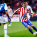 Antoine Griezmann, ex jugador del Atlético de Madrid, frente al Espanyol en Liga / Fuente: Atlético de Madrid