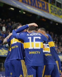 Festejo de Boca