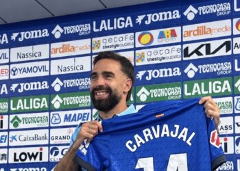 Daniel Carvajal ha sido presentado como nuevo jugador del Getafe