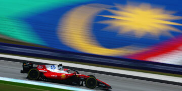 Charles Leclerc, de Ferrari, en el circuito de Sepang / Fuente: Fórmula 1