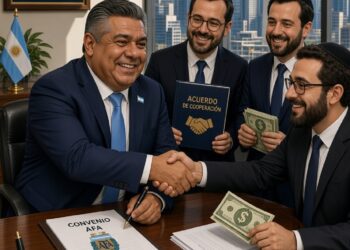 Chiqui Tapia y los negocios que cerró AFA con empresarios judíos que dan reportes societarios falsos