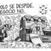 Caricatura editorial sobre la despedida de Lionel Messi y la gestión de Chiqui Tapia en la AFA.
