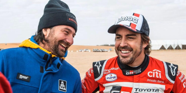 Fernando Alonso durante el Rally Dakar 2020 / Fuente: Fernando Alonso