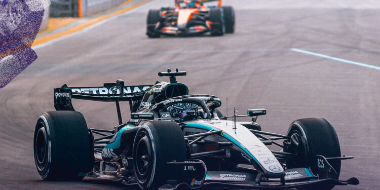 George Russell, de Mercedes, durante los FP1 del GP de Singapur / Fuente: Mercedes-AMG PETRONAS F1 Team