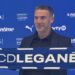 Luis Carrión, nuevo entrenador del Leganés: “No veo un equipo decaído”