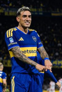 Lautaro Di Lollo marcó el primer gol de Boca