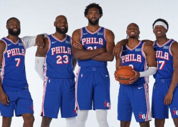 El quinteto titular de los Sixers para la nueva temporada NBA