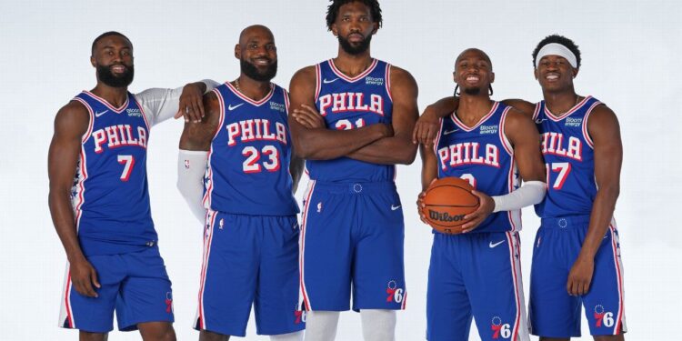 El quinteto titular de los Sixers para la nueva temporada NBA