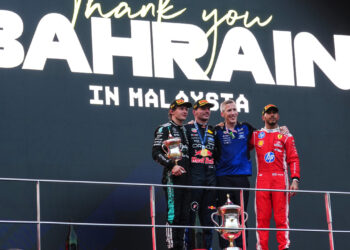 Podio del Gran Premio de Baréin en Malasia 2026 / Fuente: Fórmula 1