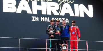 Podio del Gran Premio de Baréin en Malasia 2026 / Fuente: Fórmula 1