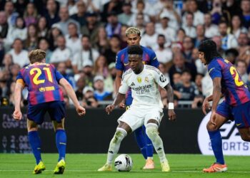 Real Madrid y Barcelona en el clásico del 2025