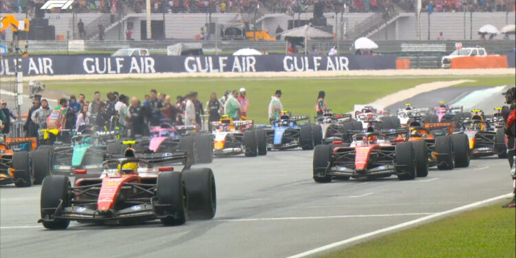 Salida abortada del Gran Premio de Baréin en Malasia F1 2026 / Fuente: Fórmula 1