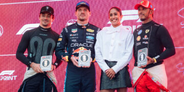 Top3 de la carrera Sprint del GP de Singapur de Fórmula 1 / Fuente: Fórmula 1