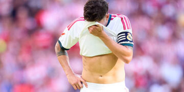 Fede Valverde durante un partido con el Real Madrid