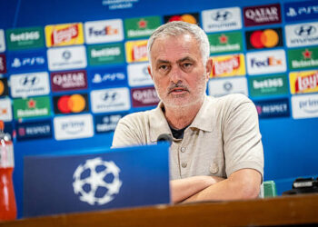 José Mourinho en la previa del Roma-Real Madrid de Champions League